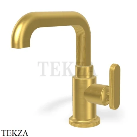 FIMA Carlo Frattini Park Line Смеситель для раковины, с донным клапаном F1321OS, Brushed gold