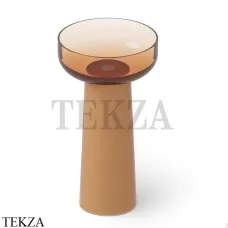 Dea Design Pedestal Basin Раковина напольная круглая Glasstech DD2027 480 R1, Sunset R1