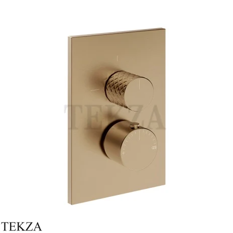 Gessi Habito INTRECCIO Смеситель для душа 3 потока, внешняя часть 70139-726, Warm Bronze Br. PVD
