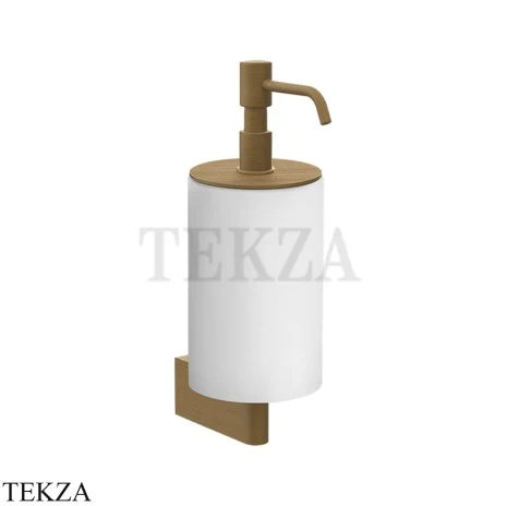Gessi Origini Дозатор для жидкого мыла настенный, белый 66413-713, Antique Brass