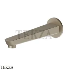 Newform O’RAMA Излив для ванны 230, настенный монтаж 68488.M0.071, Gold Satin