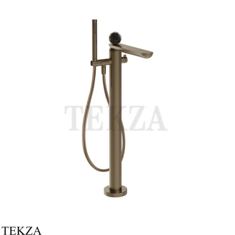 Gessi Perle Смеситель для ванны напольный, внешняя часть 74229-761, бронза Coffee