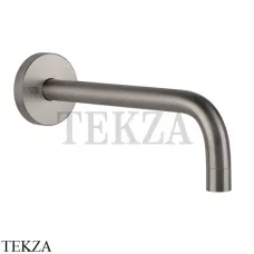 Gessi Emporio Via Tortona Излив для раковины длинный 23 см 38783-149, Finox Brushed Nickel