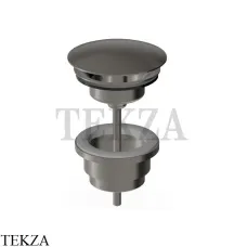 Zucchetti Донный клапан для раковины фиксированный R97760.C51, brushed metal black