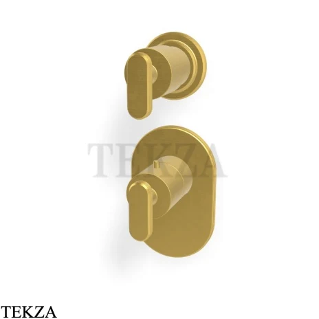 FIMA Carlo Frattini Park Line Термостат для ванны и душа, 1 поток, внешняя часть F1353X1OS, brushed gold