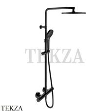 Keuco PLAN BLUE Душевая колонна с термостатом 53926372321, черный матовый Keuco PLAN BLUE Душевая колонна с термостатом 53926372321, черный матовый