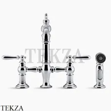 Kohler Artifacts Смеситель для кухни, с отдельным душем K-76520-4-CP, хром глянец
