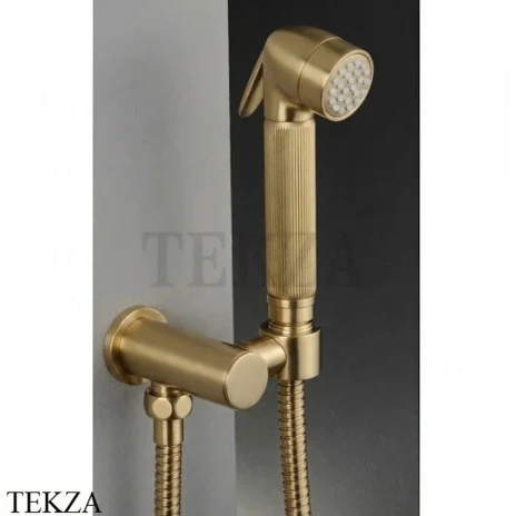 Nicolazzi Doccia Гигиенический душ Tondo сдержателем 5523OS, Brushed brass