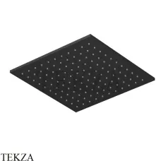 Zucchetti Верхняя душевая лейка 30х30 для кронштейна Z94269.N1, черный goffrato