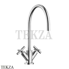 Dornbracht TARA Смеситель для кухни двухвентильный 22815892-93, Brushed Chrome