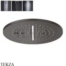 Gessi MINIMALI Накладная душевая панель 350, 3 функции 57873-707, Black Metal Brushed