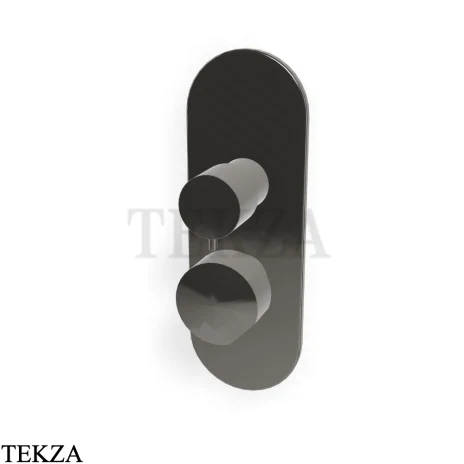FIMA Carlo Frattini SO Термостат для душ, 2-3 потока, внешняя часть F3189X6CN, black chrome