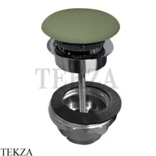 Kerasan Донный клапан click-clack, покрытие керамика 923311, Verde muschio