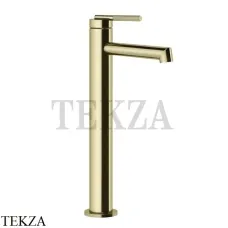 Gessi INGRANAGGIO Смеситель для раковины высокий, без гарнитура 63504-710, Brass PVD