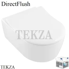 Villeroy & Boch AVENTO Унитаз подвесной (комплект) без ободка 5656RS01, белый глянец