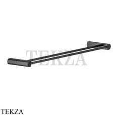 Gessi RILIEVO Держатель для банного полотенца двойной 59405-706, Black Metal Gessi RILIEVO Держатель для банного полотенца двойной 59405-706, Black Metal