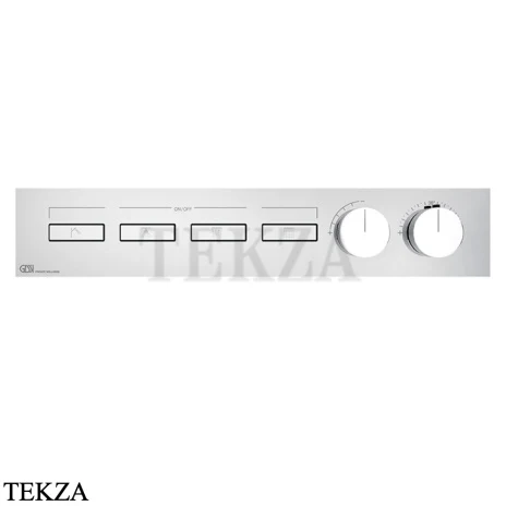 Gessi HI-FI Термостатический смеситель на 4 потока, внешняя часть 63016-031, хром глянец