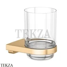 Keuco Collection Moll Стакан подвесной, хрусталь 12750259000, латунь шлифованная Keuco Collection Moll Стакан подвесной, хрусталь 12750259000, латунь шлифованная