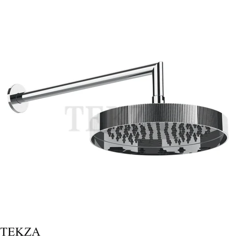 Gessi Incastri RIGATO Верхняя лейка D25 с кронштейном из стены 63745-031, хром глянец