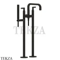 Gessi INCISO Смеситель для ванны напольный, с душевым гарнитуром 58029-187, Aged Bronze