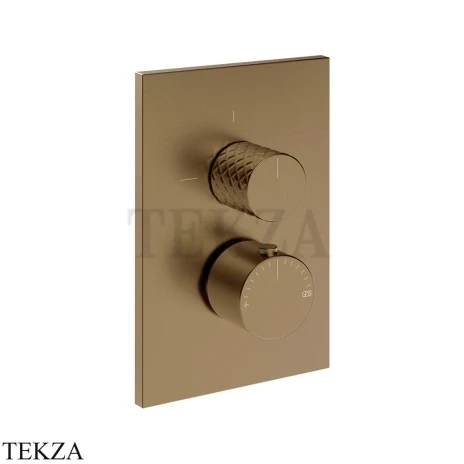 Gessi Habito INTRECCIO Смеситель для душа 2 потока, внешняя часть 70131-791, Deep Bronze Br. PVD