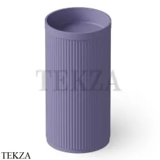 Dea Design Pedestal Basin Раковина напольная рифленая Solid Surface DD2801 450 14, Lilac №14