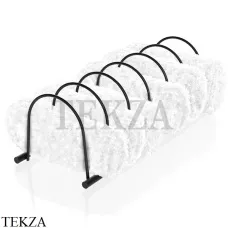 Decor Walther BASIC DW 221 Держатель для гостевых полотенец 0846860, черный матовый