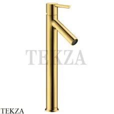 Axor Starck 250 Смеситель для раковины рычаговый, с донным клапаном 10103990, Polished Gold