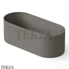 Dea Design Stripes Ванна отдельностоящая овальная 171x72 Solid Surface DD8801 1710 3, Grey №3