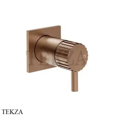 Gessi Incastri Смеситель для душа 1 поток, внешняя часть 75061-708, Copper Br. PVD