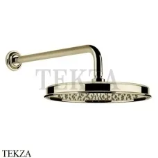 Gessi VENTI20 Верхний душ 300 с настенным креплением 65149-710, Brass PVD Gessi VENTI20 Верхний душ 300 с настенным креплением 65149-710, Brass PVD