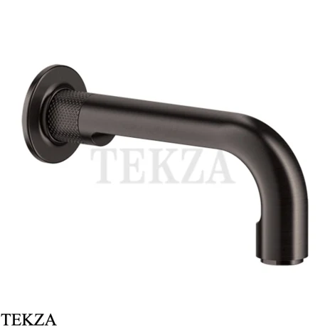 Gessi INCISO Излив для ванны настенный 190 см 58103-707, Black Metal Brushed PVD