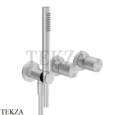 Gessi Habito DIAMANTATO Смеситель для душа с гарнитуром, внешняя часть 70638-031, хром глянец