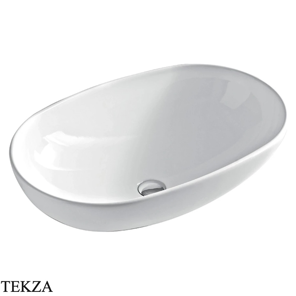 ArtCeram La Ciotola раковина накладная овальная LCL002 01 00, белый глянец