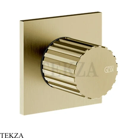 Gessi Incastri Запорный клапан для душевого смесителя, внешняя часть 75364-727, шампань Brushed