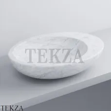 Cielo Le Giare Раковина накладная, без перелива LGLA60 CS, Carrara Statuario