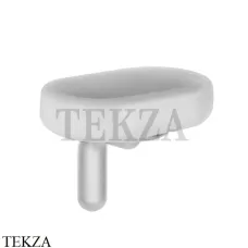 Gessi Goccia Мыльница настенная, белая керамика 38001-279, белый матовый