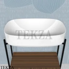 Scarabeo Moon Раковина накладная 5502, без перелива, белый глянец