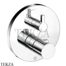 Kludi NOVA FONTE Puristic Термостат для душа, 1 поток, внешняя часть 208350515, хром глянец