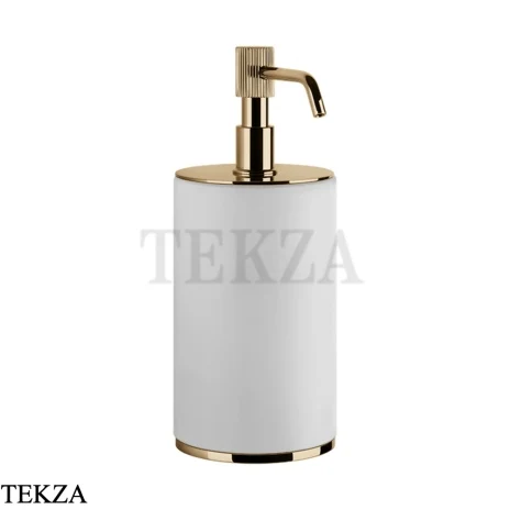 Gessi VENTI20 Дозатор для жидкого мыла настольный белый 65437-735, Warm Bronze PVD