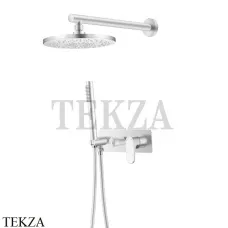 Boheme SPECTRE Смеситель для душа, ручной душ, верхняя лейка 454-MW, matt white