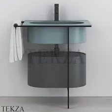 Cielo Kyros Модульная система умывальника с тумбой, Polvere-черный Cielo Kyros Модульная система умывальника с тумбой, Polvere-черный