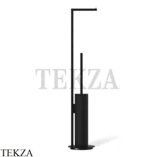 Decor Walther MIKADO MK SBK Стойка с ершиком и бумагодержателем 0522360, черный матовый