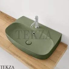 Kerasan Nolita Раковина чаша подвесная-накладная 70, 534211 Verde muschio