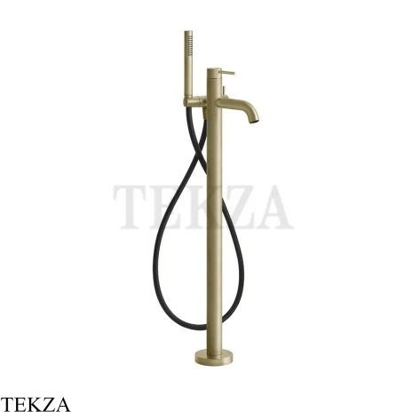 Gessi 316 BATH Смеситель для ванны, внешняя часть 54028-727, Brushed Brass PVD