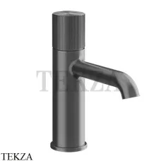 Gessi Habito RIGATO Смеситель для раковины, без донного клапана 70502-707, Black Metal Brushed