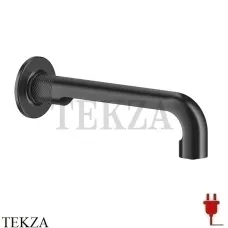 Gessi INCISO Электронный смеситель настенный, внешняя часть 58105-707, Black Metal Brushed