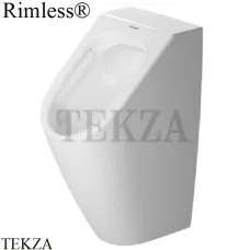 Duravit ME by Starck Писсуар, без ободка, подача воды сзади 2809300000, белый глянец