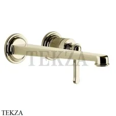 Gessi VENTI20 Смеситель для раковины длинный, внешняя часть 65088-710, Brass PVD