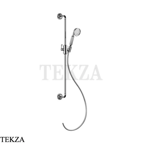 Gessi VENTI20 Штанга в комплекте с душевой лейкой, шланг 65144-031, хром глянец